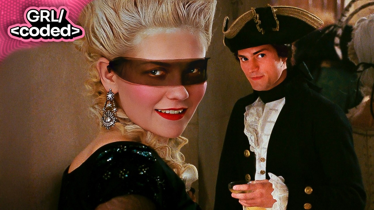 marie antoinette (2006) - marie meets count fersen at the masked ball
