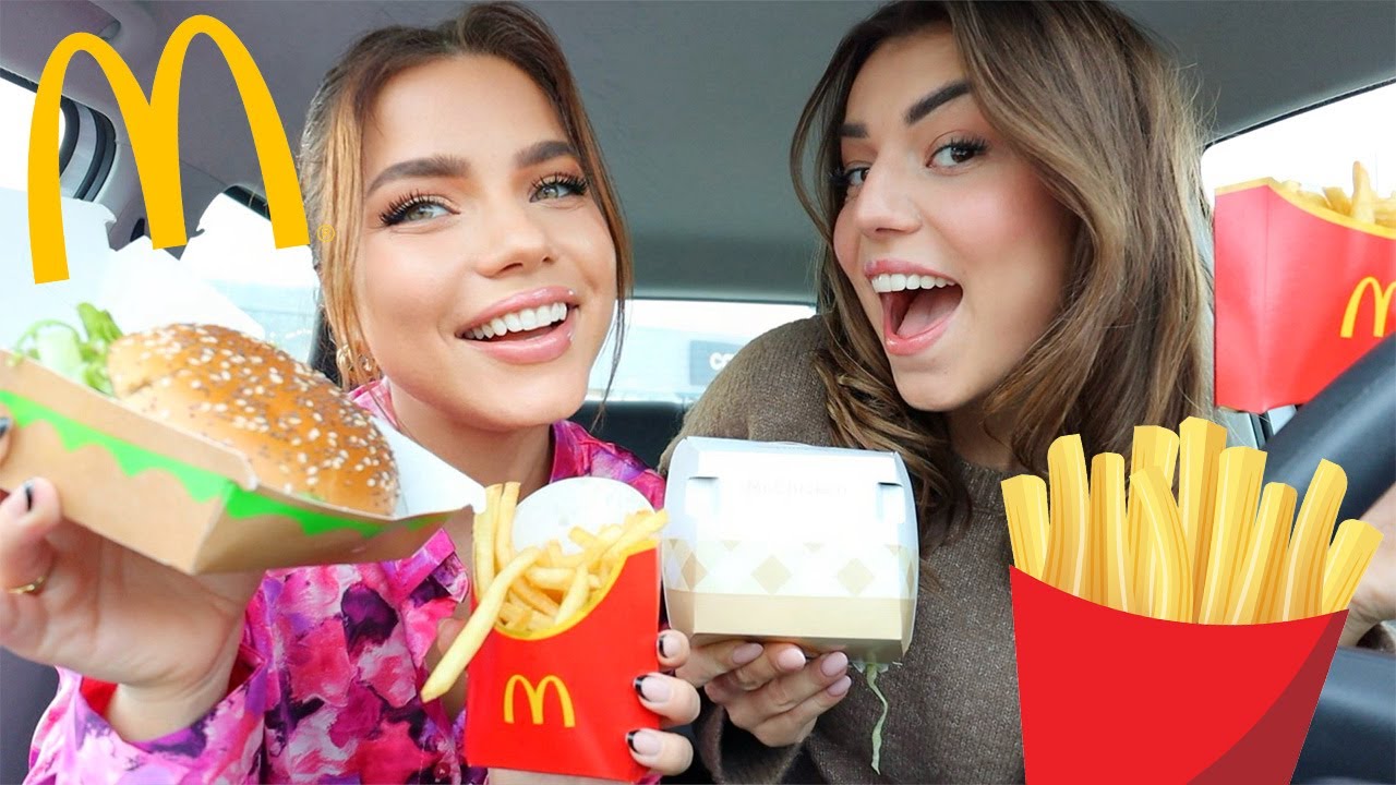 🍟 MCDONALDS CAR MUKBANG met Sara Verwoerd | Kristina K ❤