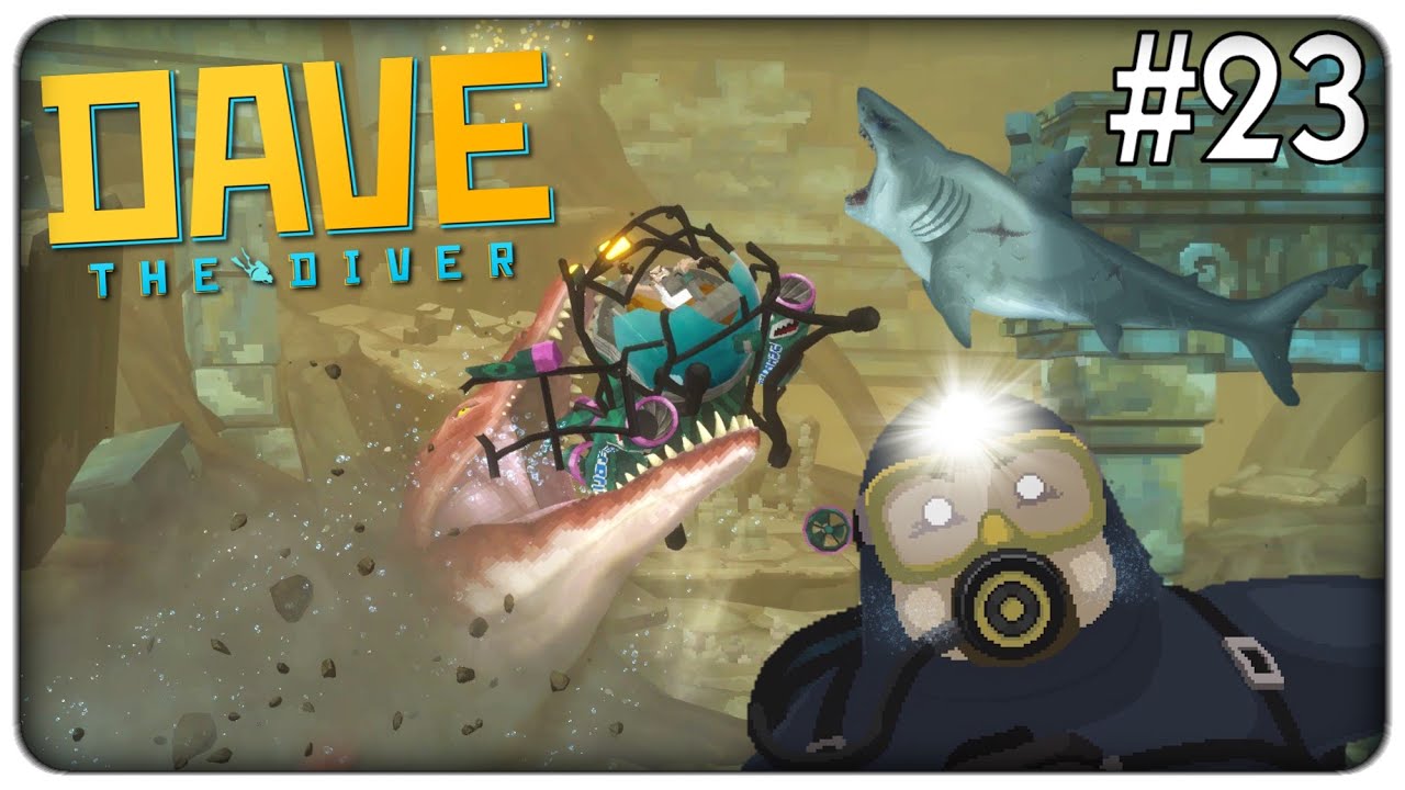 SCONFIGGIAMO IL GIGANTESCO CRONOSAURO PREISTORICO E UN GRANDE SQUALO BIANCO | Dave the Diver - ep.23