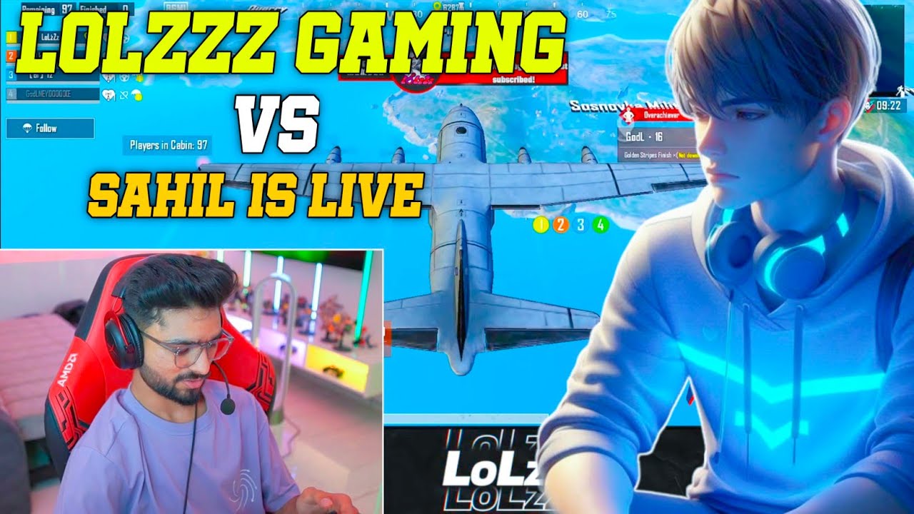 Hot Drop Fight Revenge LoLzZz Gaming vs Sahil is Live Best 4v4 Fight in Hot Drop i Rush AJ