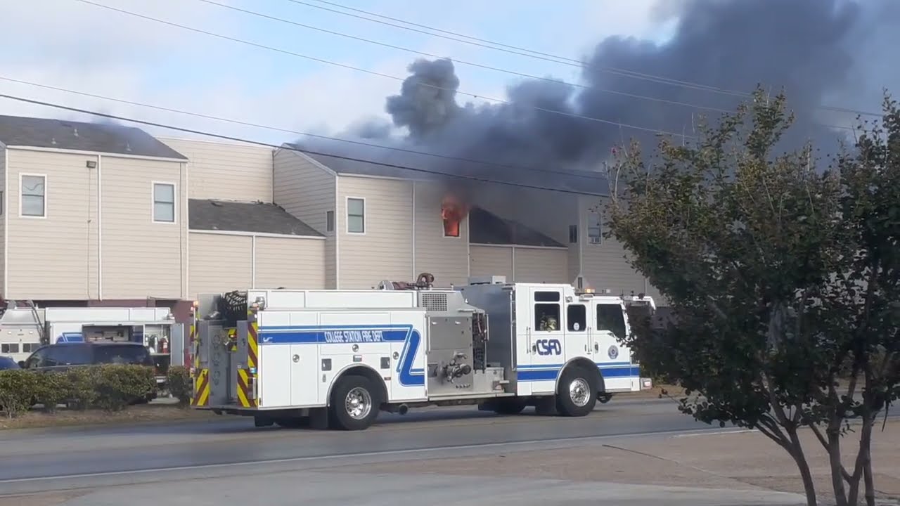 Fire at Holleman Oaks Apartments (College Station, Texas) 7.25.2022
