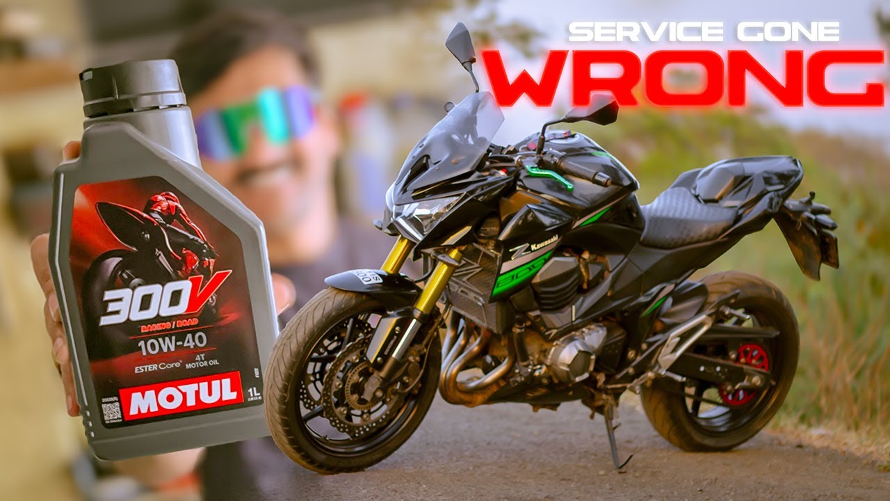 Kawasaki Z800 Service Using Motul 300V 10W40