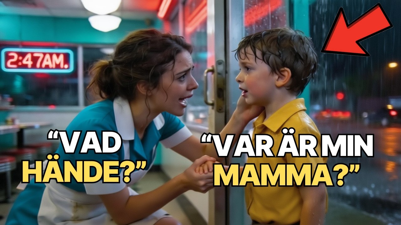 “Kan du följa mig hem?” Servitrisen anade inte vems son hon höll på att rädda!