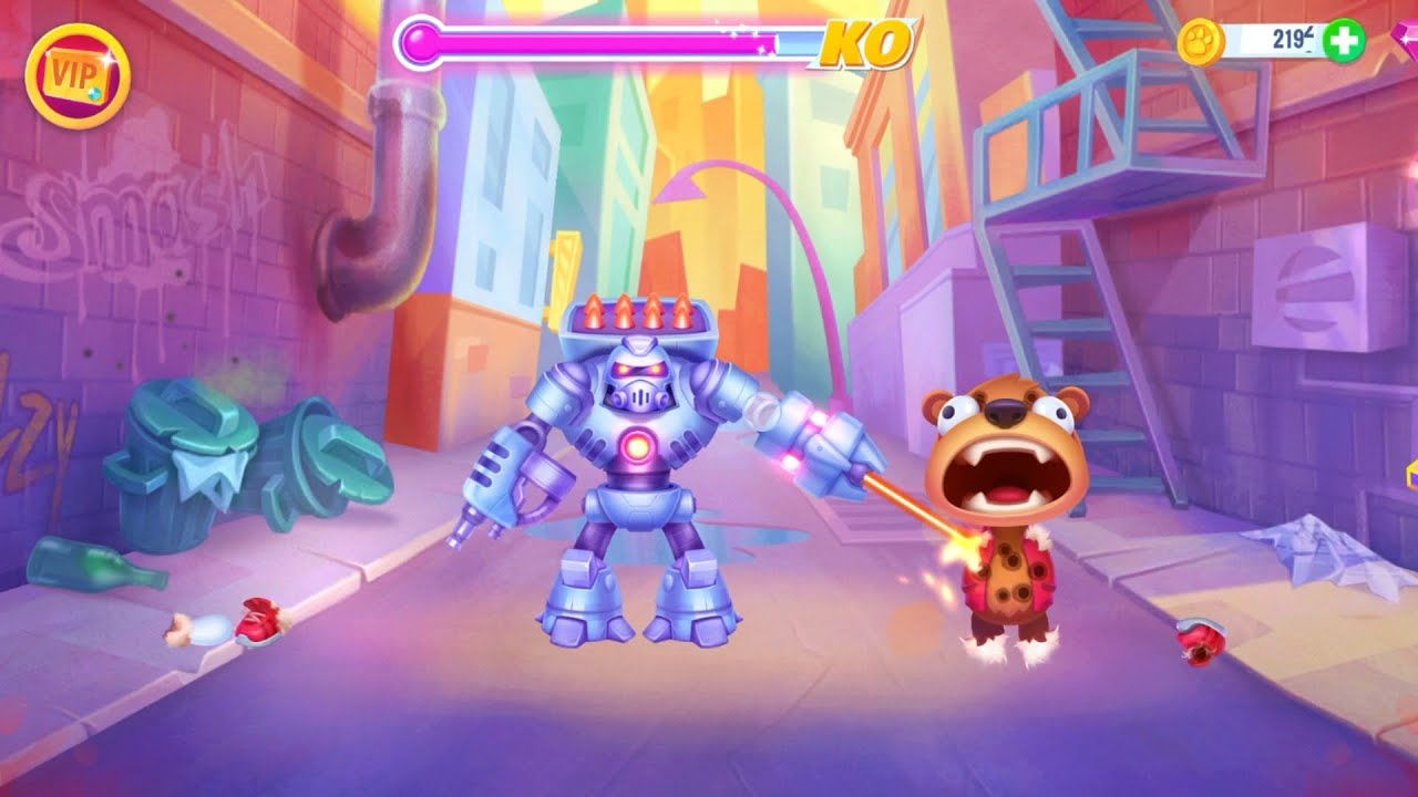 Despicable Bear Droid fire