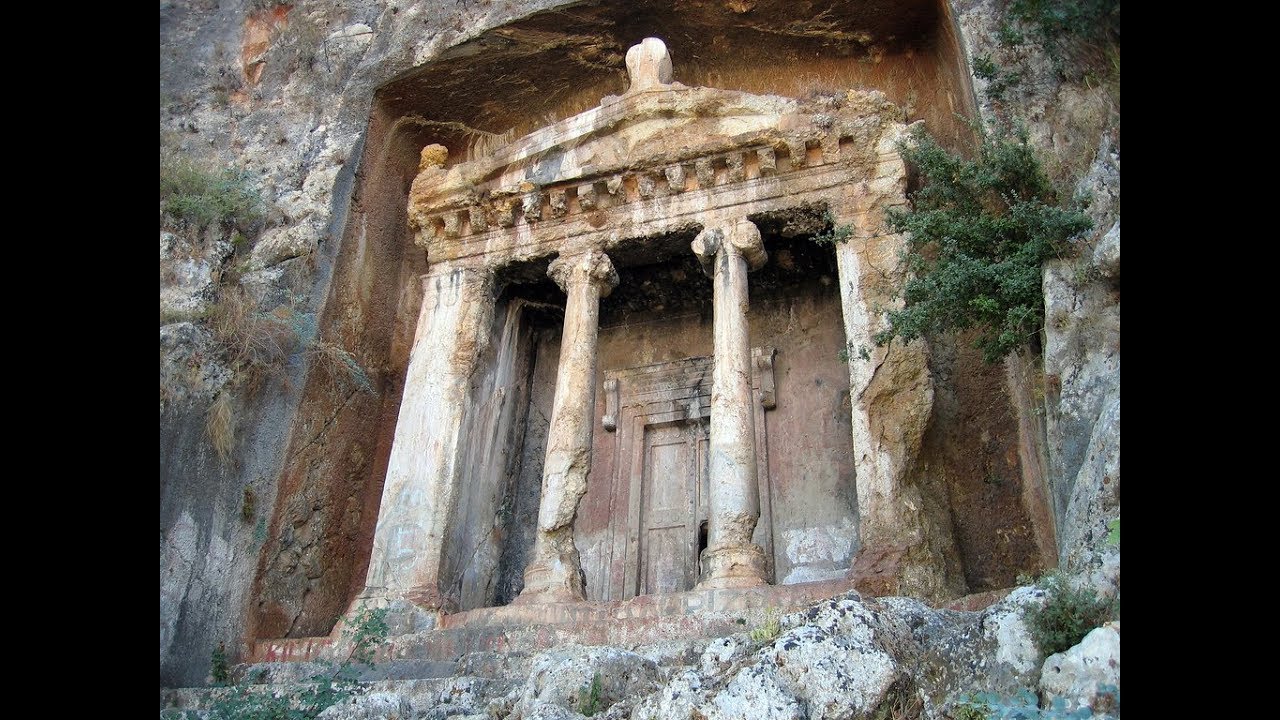 Amintas Kaya Mezarlari 4K HD, Fethiye. Taş Toprak Tarih. #tugayalpat