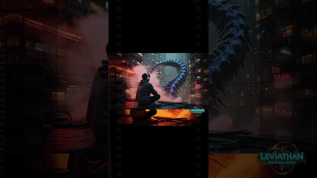 Echoes From Below Short Version Cyberpunk Rooftop Relaxation  