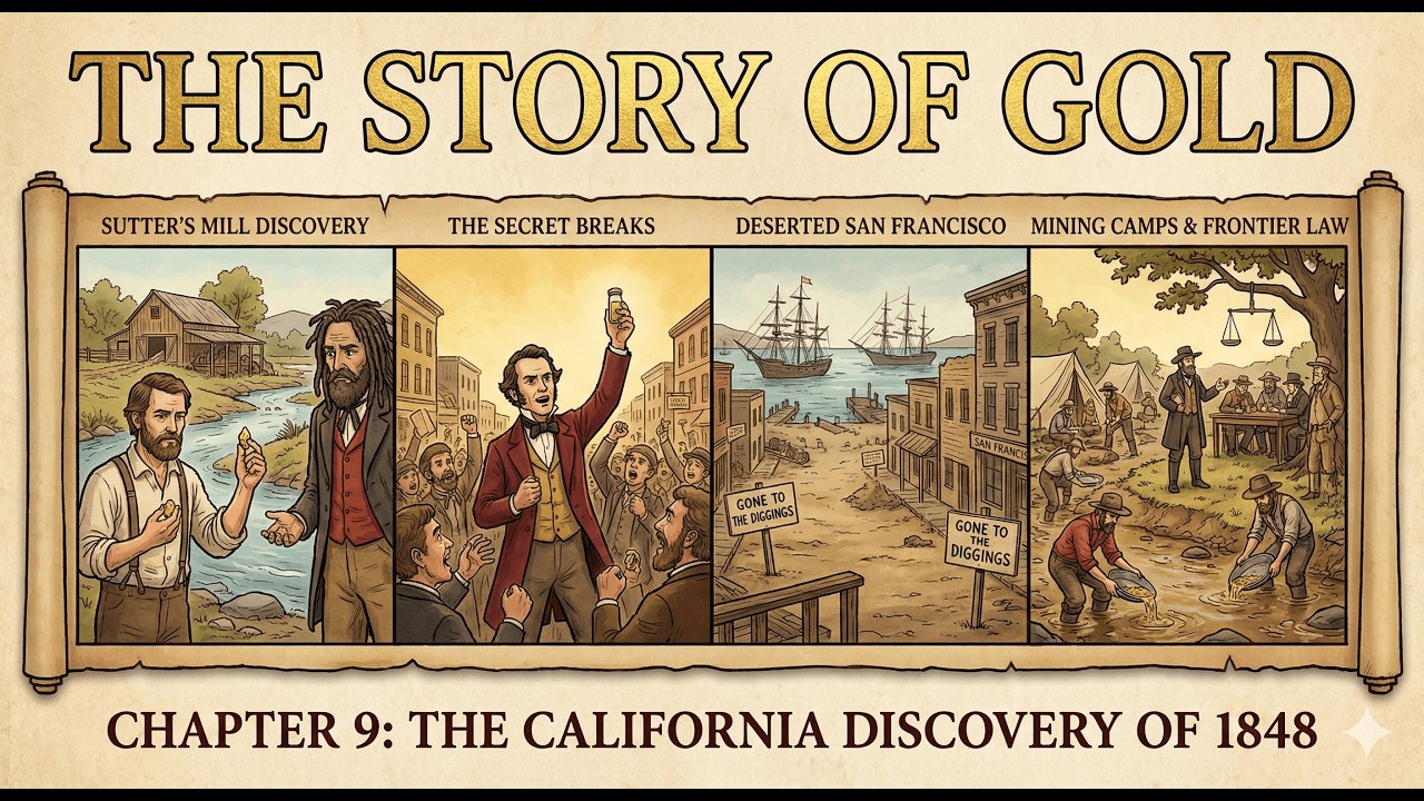 The Story of Gold Chapter 9: The California Discovery of 1848 (Podcast Style)