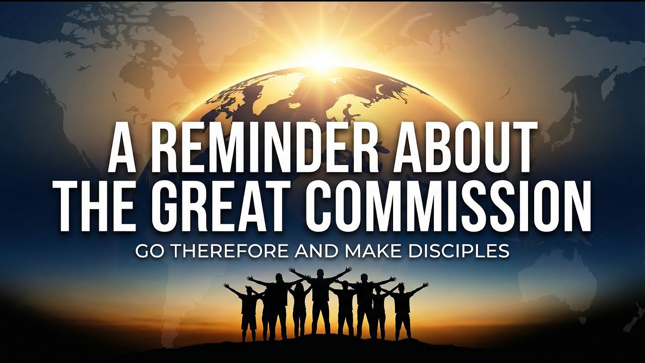A reminder about the great Commission