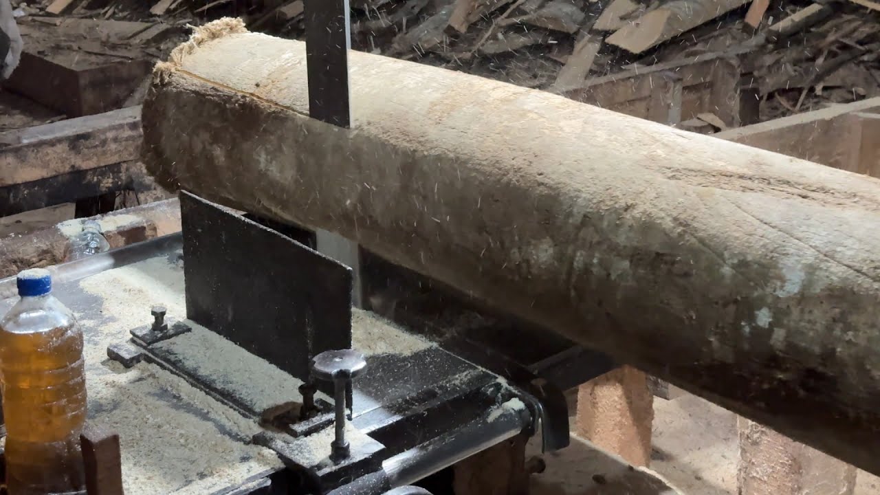 Efficient Steps of Sawing 2x20 Wood with Sawmill Machine