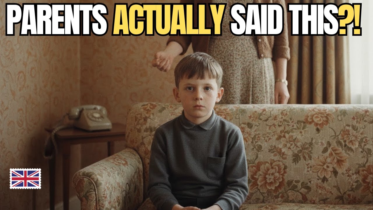 Things British Parents Said to Kids That Would Shock People Today