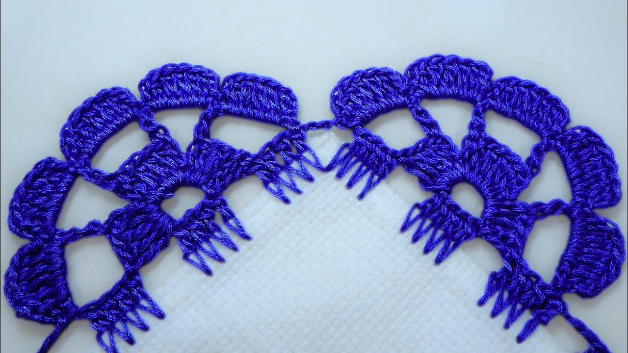 Flores del Aire: Orilla para Servilletas con Diseño Elegante y Terminación Perfecta.