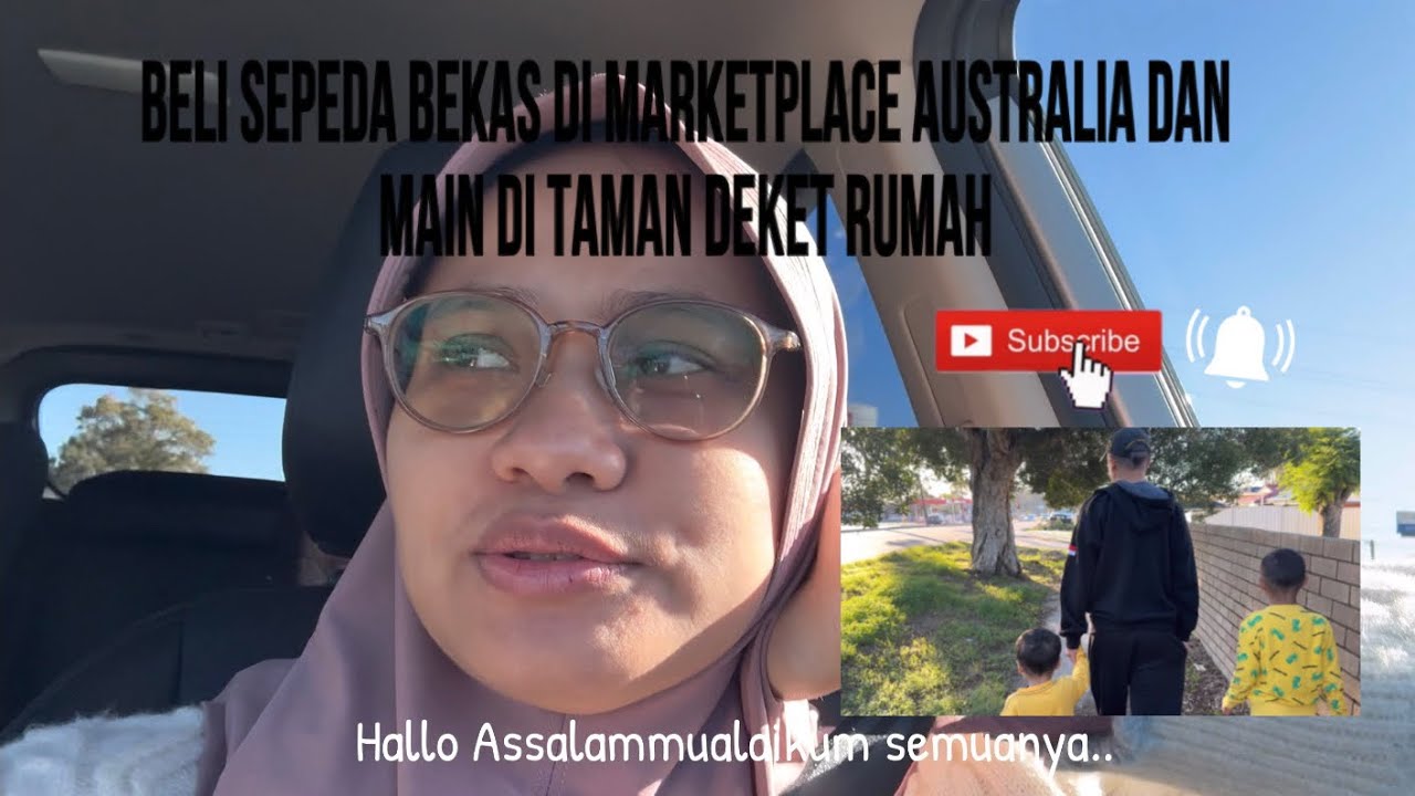 RNDVLOG #38 BELI SEPEDA BEKAS DI AUSTRALIA DAN MAIN DI TAMAN DEKAT RUMAH PADA MUSIM DINGIN