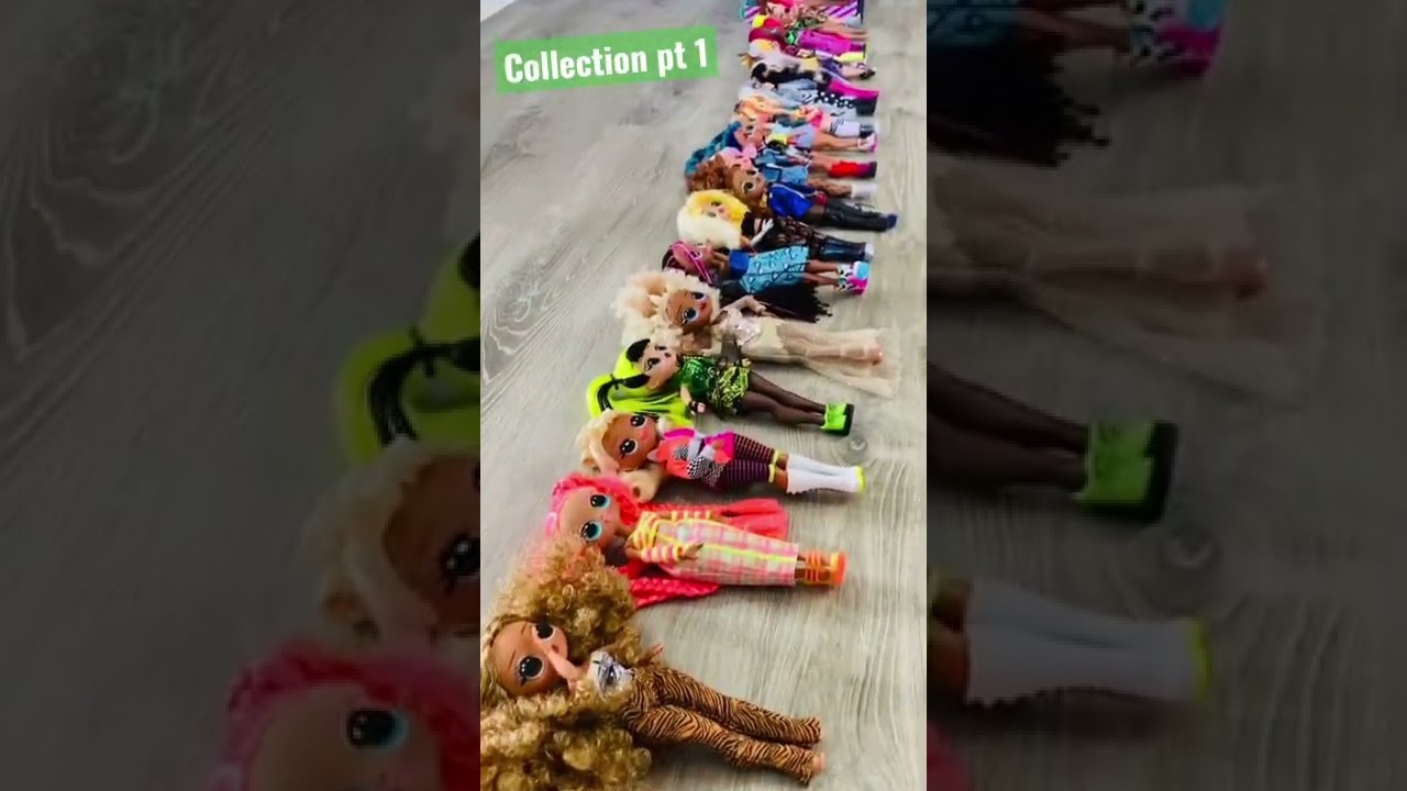 Lol omg doll collection! Lol surprise collection pt 1 #shorts #short #lolomg #lolsurpriseomg #omg