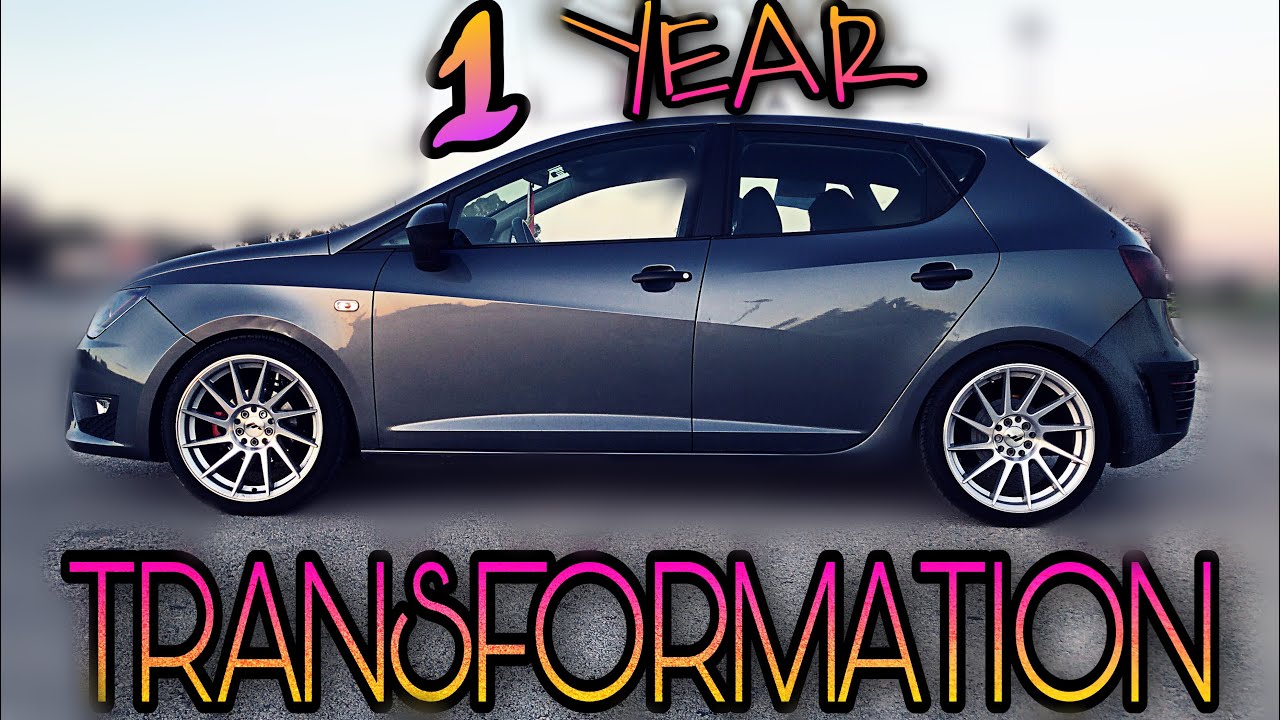 TODA LAS MODIFICACIONES DE MI SEAT IBIZA EN UN SOLO VIDEO // 1 AÑO DE MODIFICACIONES [[TheVristal]]