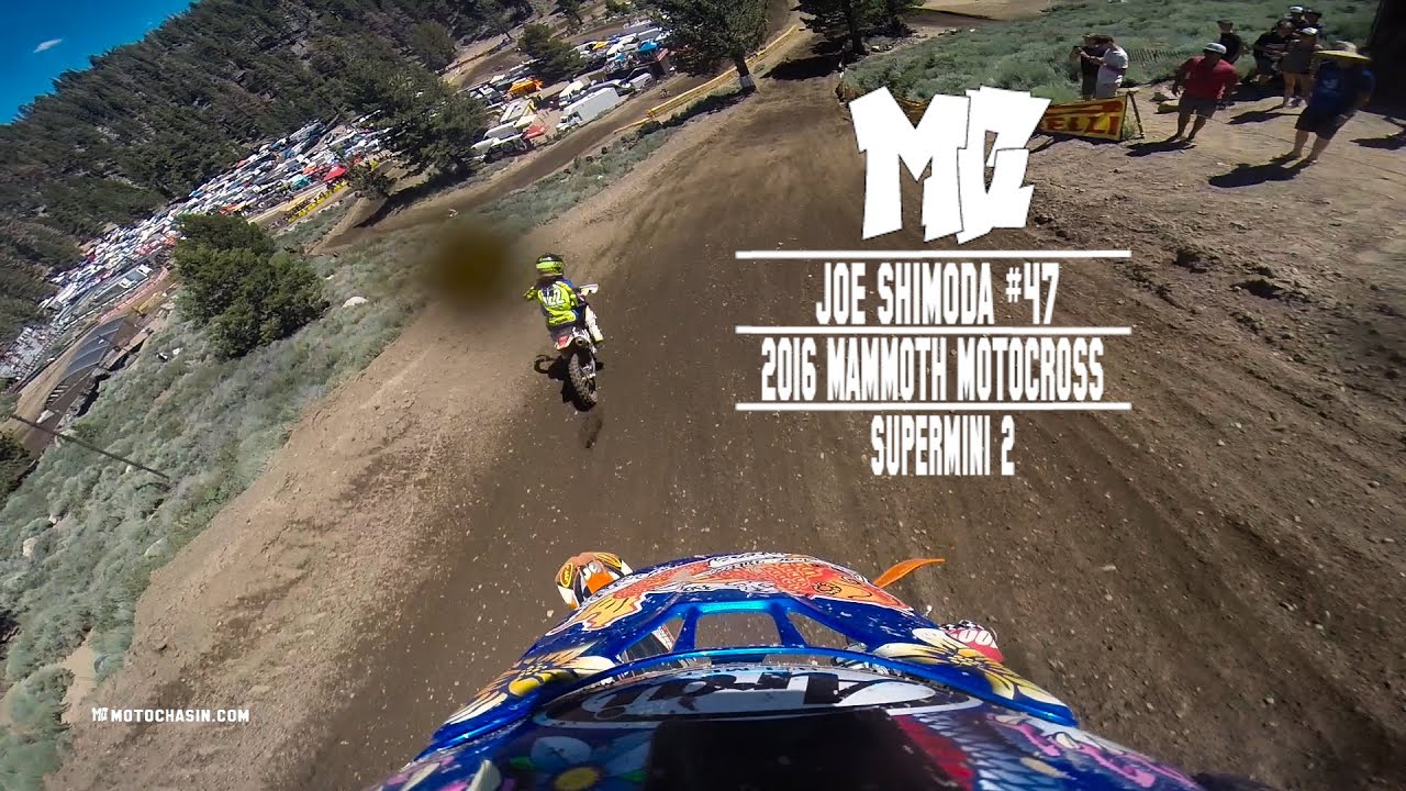2016 Mammoth Motocross: Joe Shimoda Battles Carson Mumford in Supermini 2