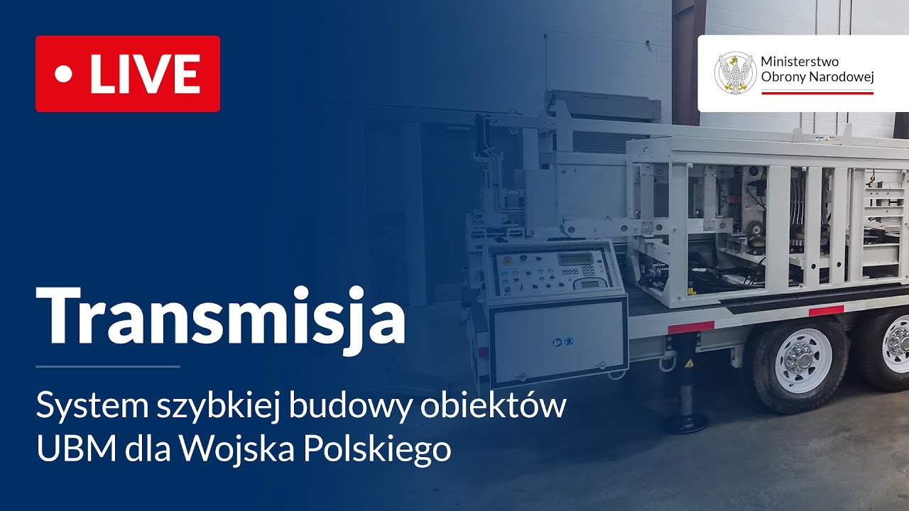 System szybkiej budowy obiekt&oacute;w UBM dla Wojska Polskiego