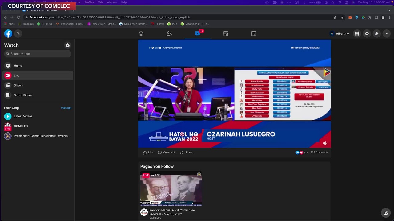 Updates from Comelec on the 2022 Philippine elections