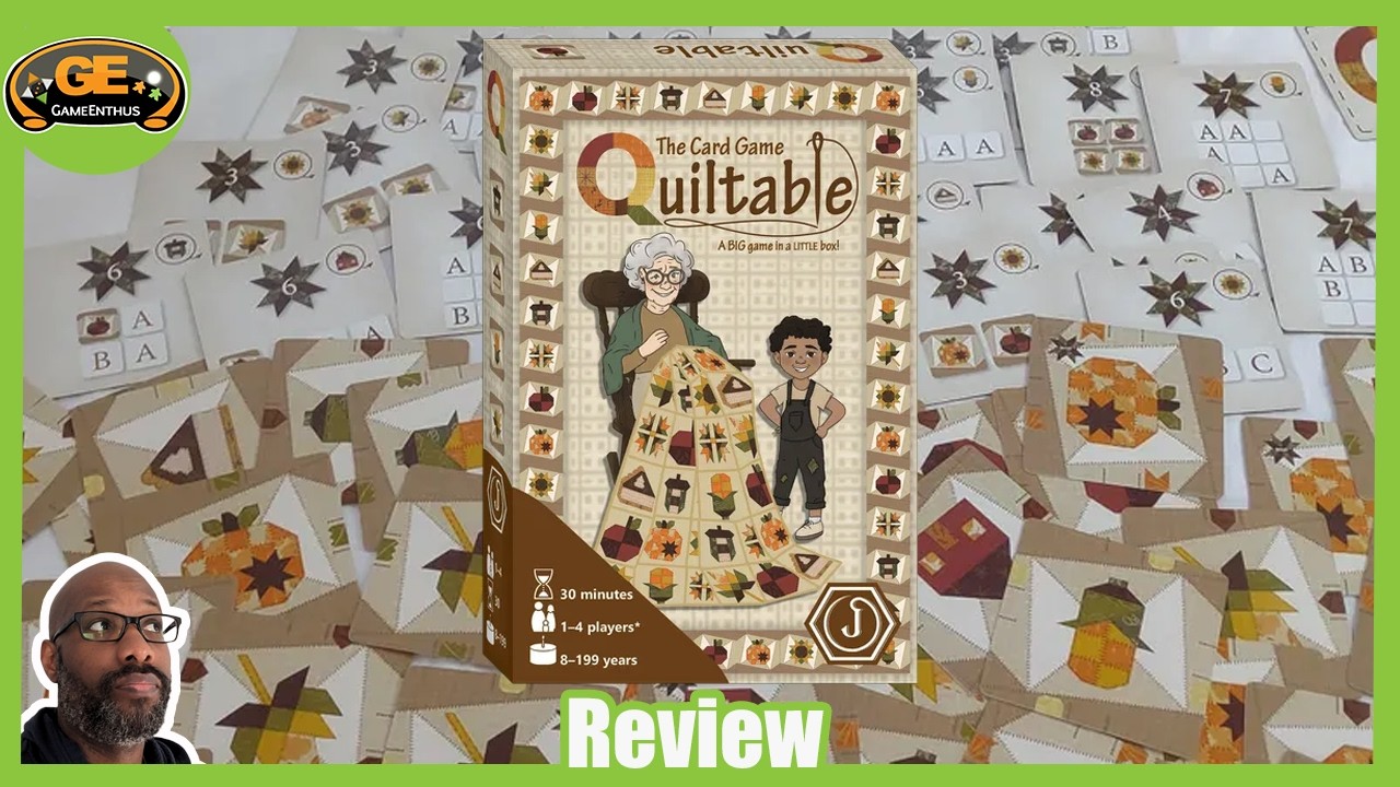 Обзор карточной игры Quiltable | Шить?...