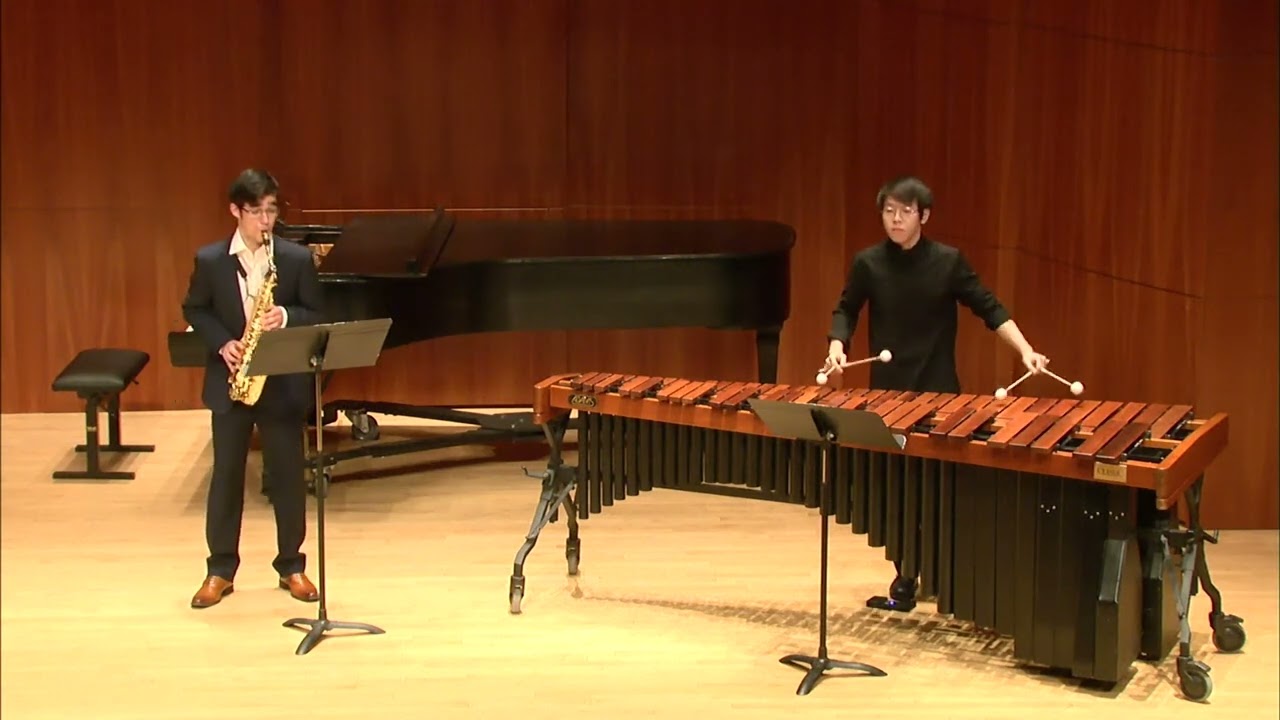 Maslanka - Song Book for Alto Saxophone & Marimba: No: 1 Song for Davy - The Old Year is Past