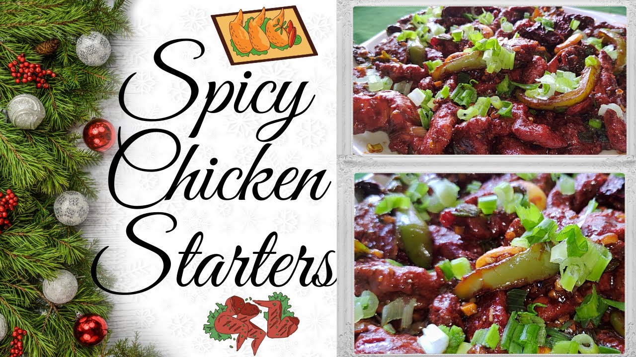 Spicy Chicken Starters #christmasspecial #merrychristmas #starters