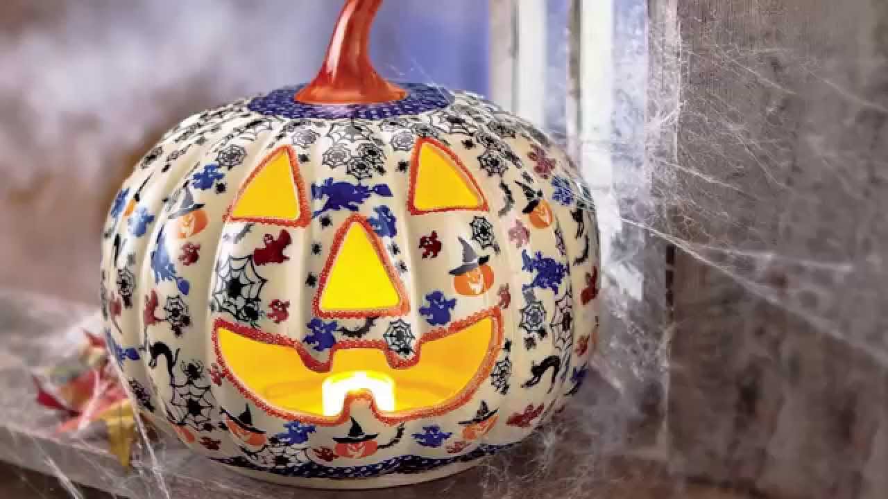 Uno Alla Volta's Exclusive Polish Pottery Pumpkin