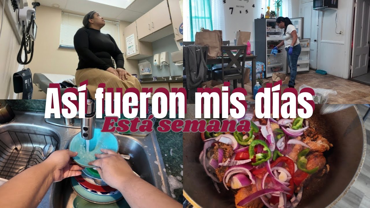 VLOG: Así fueron mis días | Doctor, limpieza del hogar, cocina y iglesia 💚MASSIELLYTC 💚