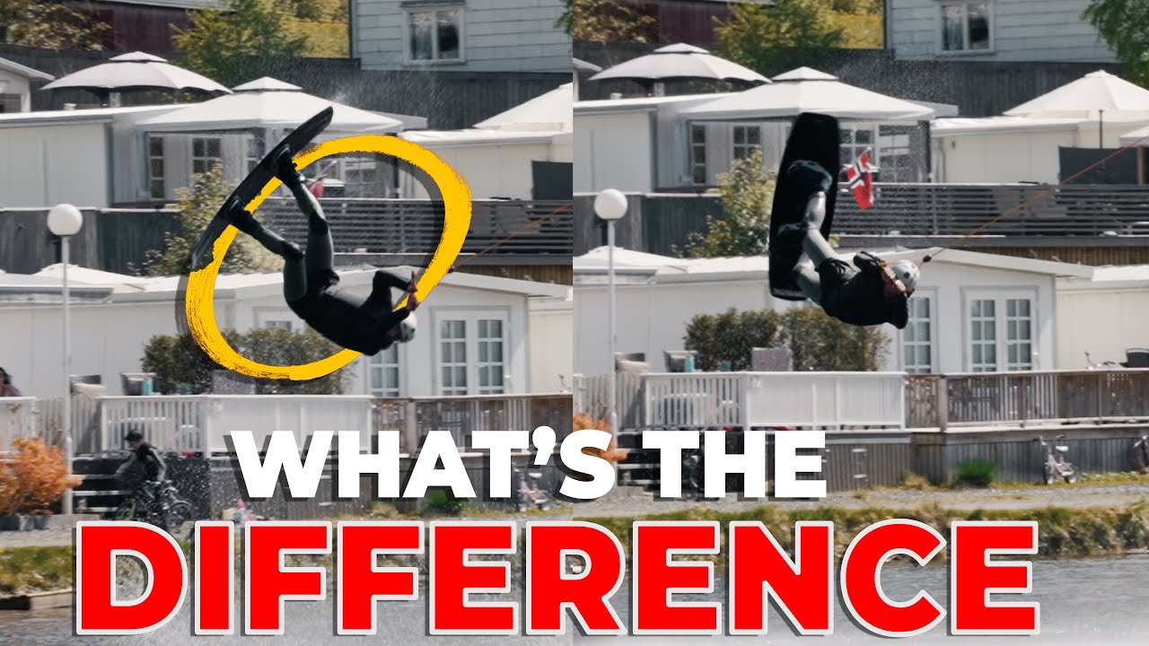 Wakeboarding S-Bend vs. Frontflip