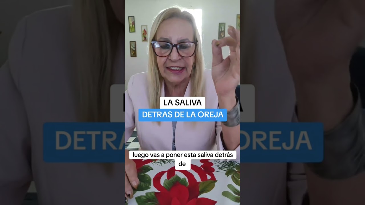 El poder de la saliva detr&aacute;s de la oreja#draholisticafatimagomes #fatimagomes #salivadelamor