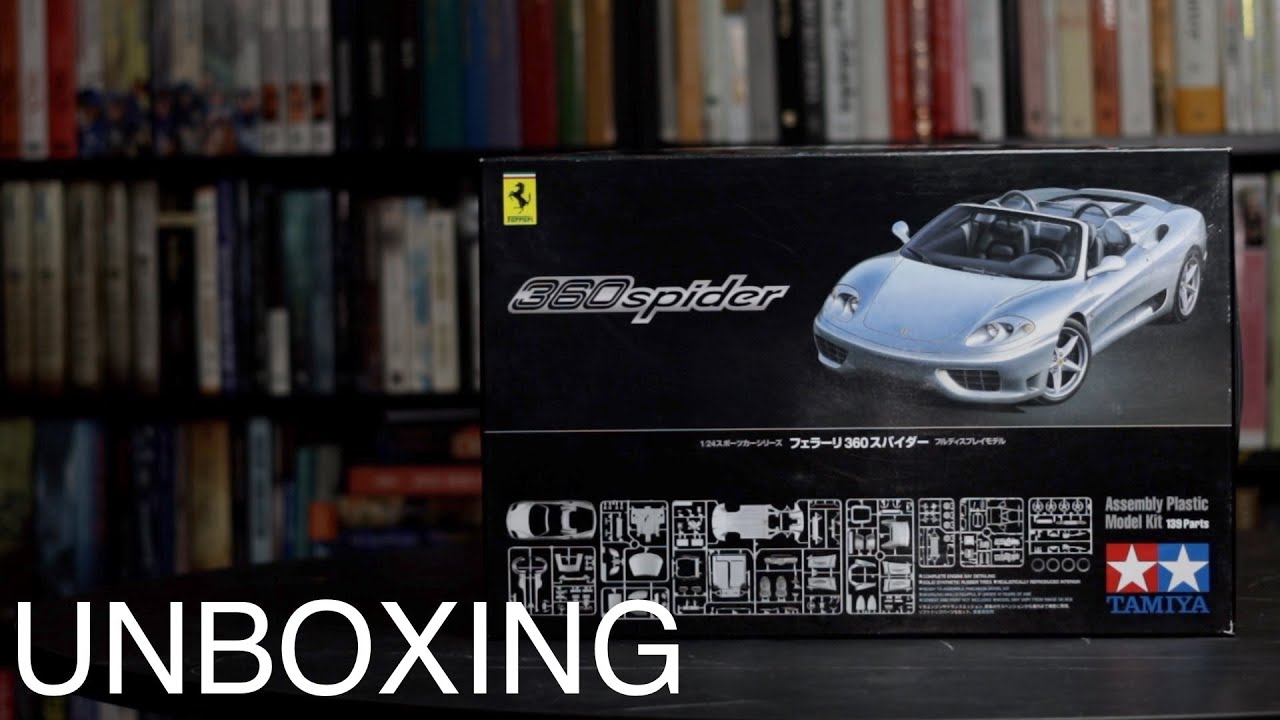 Tamiya 24238 Ferrari 360 Spider 1:24 unboxing recenzja historia samochodu [NAPISY]