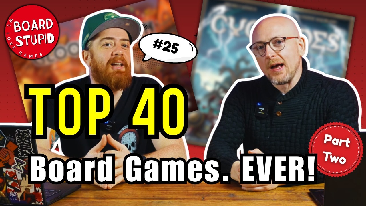 Top 40 Board Games of All Time 2026 Part Two: 30-21