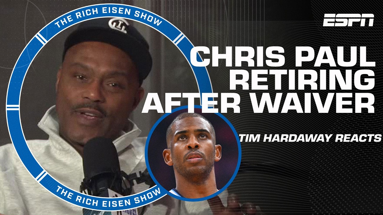 Tim Hardaway gives Chris Paul his flowers after his retirement announcement 💐 | The Rich Eisen Show