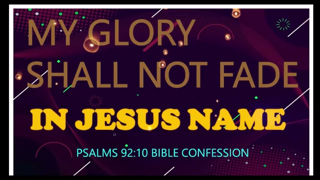 IN 2026 MY GLORY SHALL NOT FADE | POWERFUL PRAYER FOR LASTING FAVOR