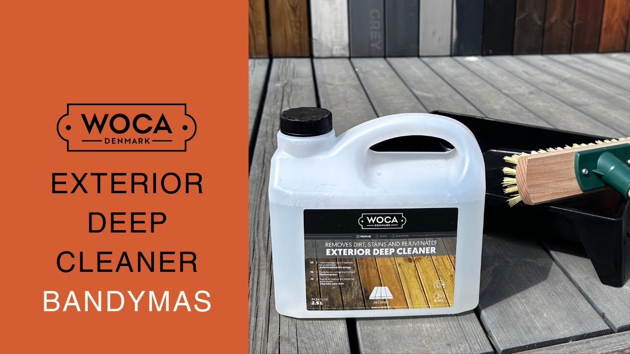 WOCA Exterior Deep Cleaner | Bandymas | MDS Terasos