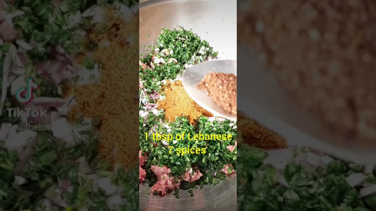 Lebanese Kafta Recipe 👌