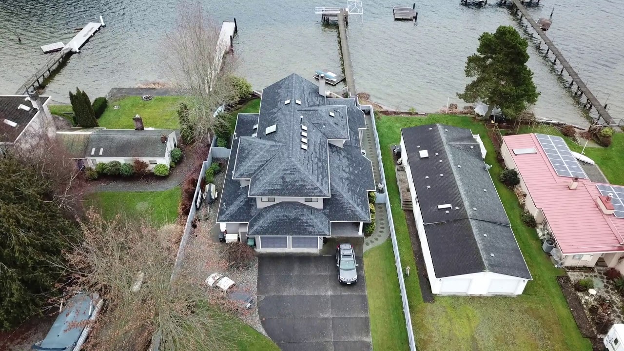 Lake Samish by drone