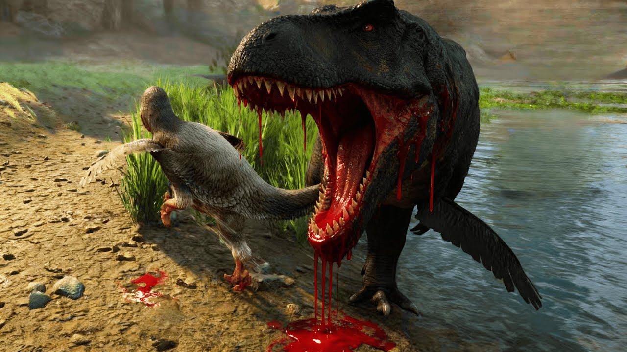 FIZEMOS O T-REX SANGRAR! - Uma batalha épica e brutal - Path of Titans