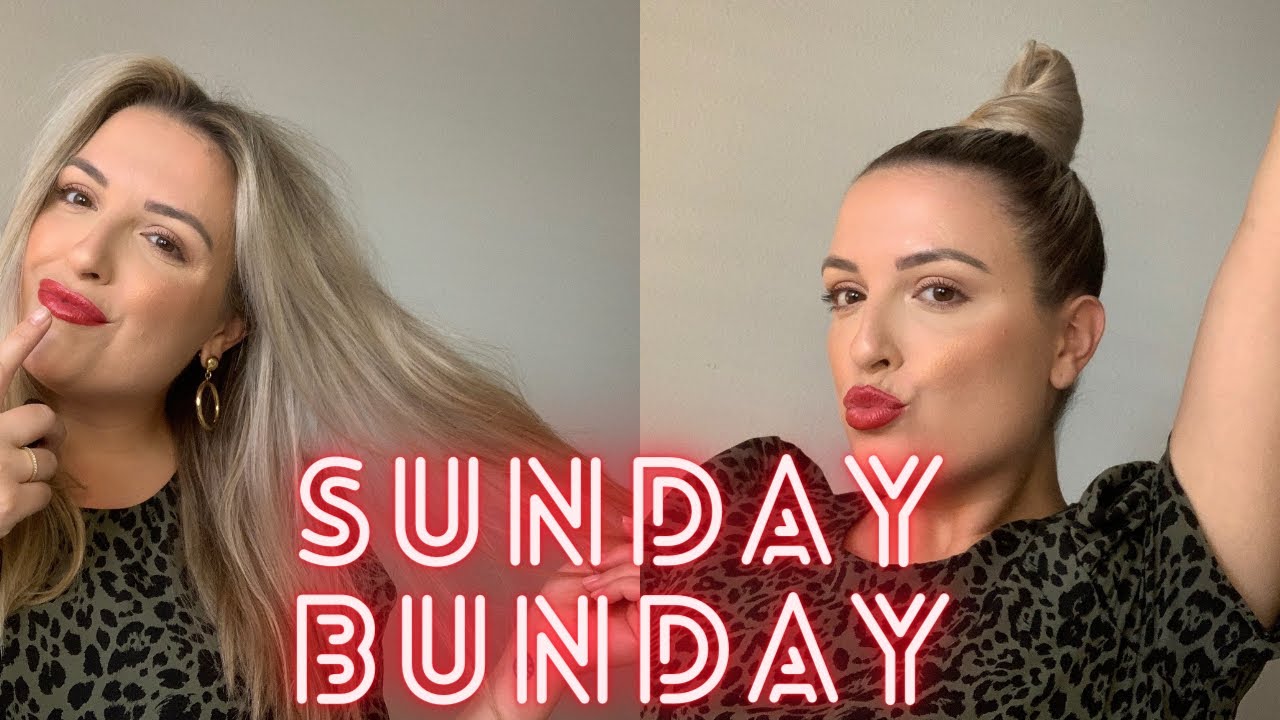TOP KNOT BUN TUTORIAL | 5 MINUTE EASY BUN | HAIR TUTORIAL | FAST EASY BUN | SLEEK AND EASY BUN