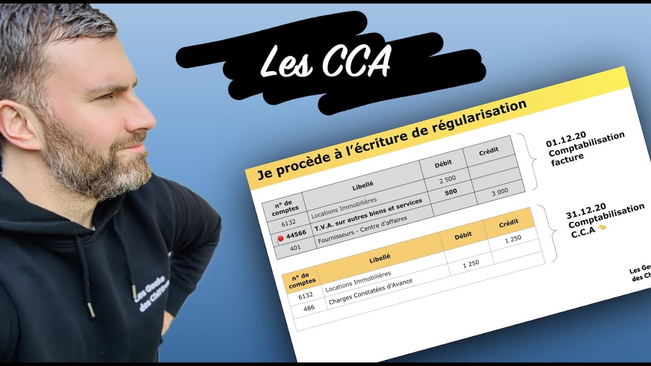 Charges Constat&eacute;es d&rsquo;Avance (CCA) :  Explication et Comptabilisation