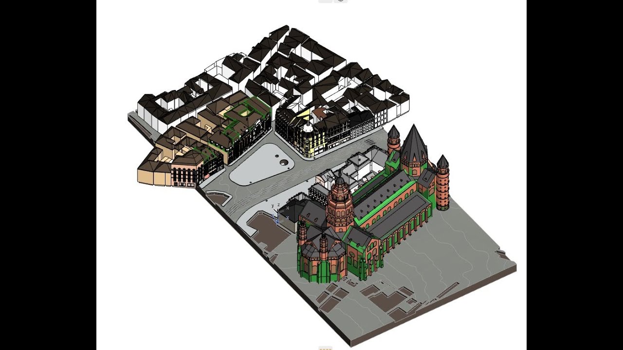 4D-Stadtmodelle zu Mainz um 1940 Datenmodellierung, 3D-Modellierung und Visualisierung