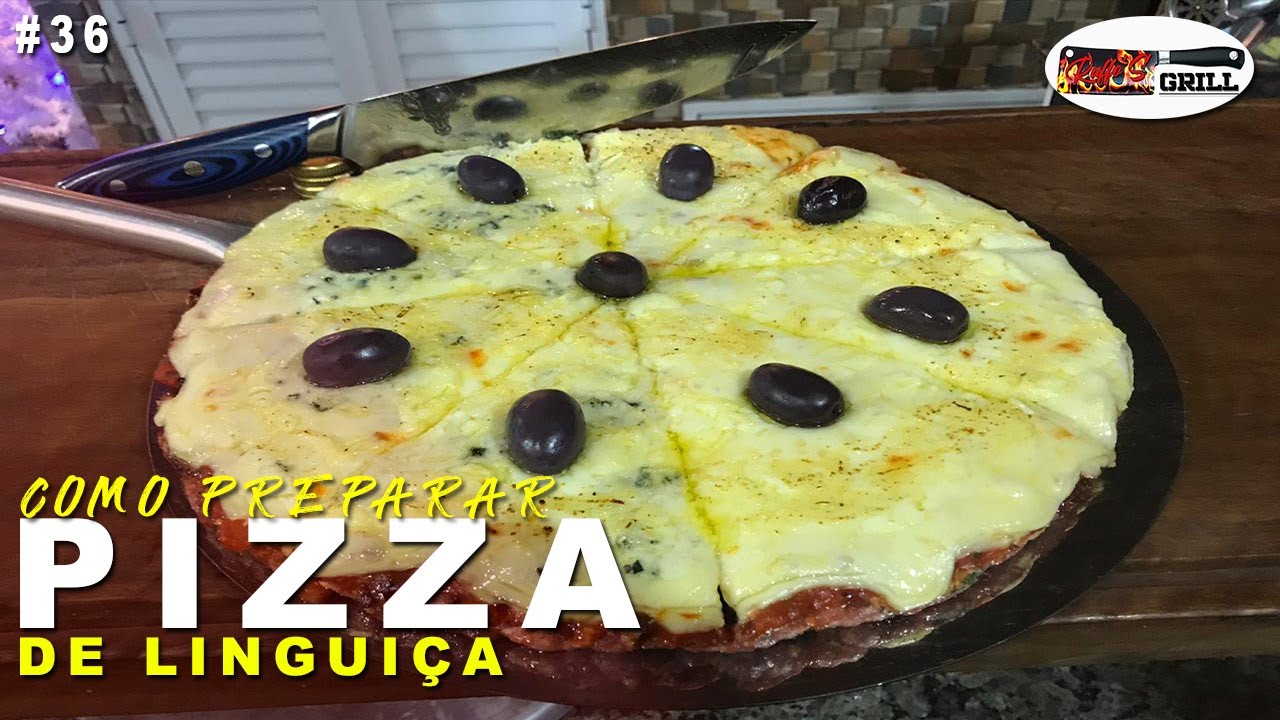 A MELHOR PIZZA DE LINGUIÇA NA BRASA || RUFFO'S GRILL