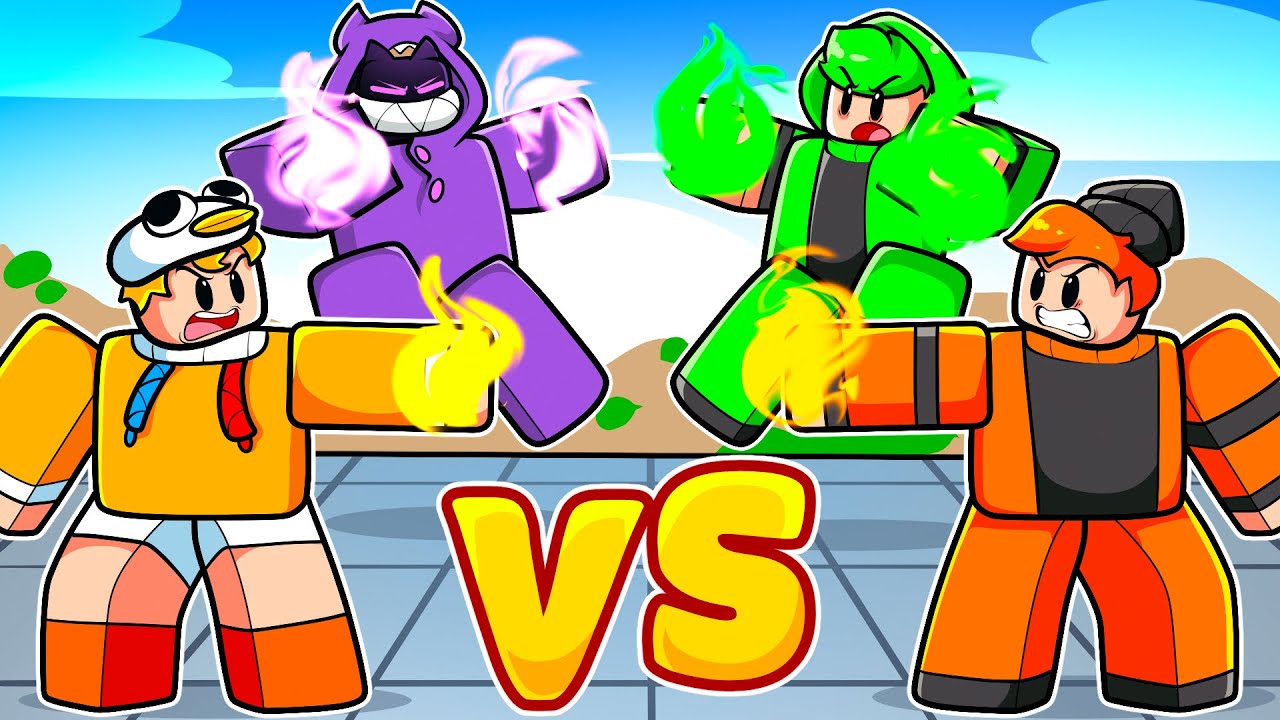 Batalha ÉPICA da Turma da Batatinha no BATTLEGROUNDS do Roblox