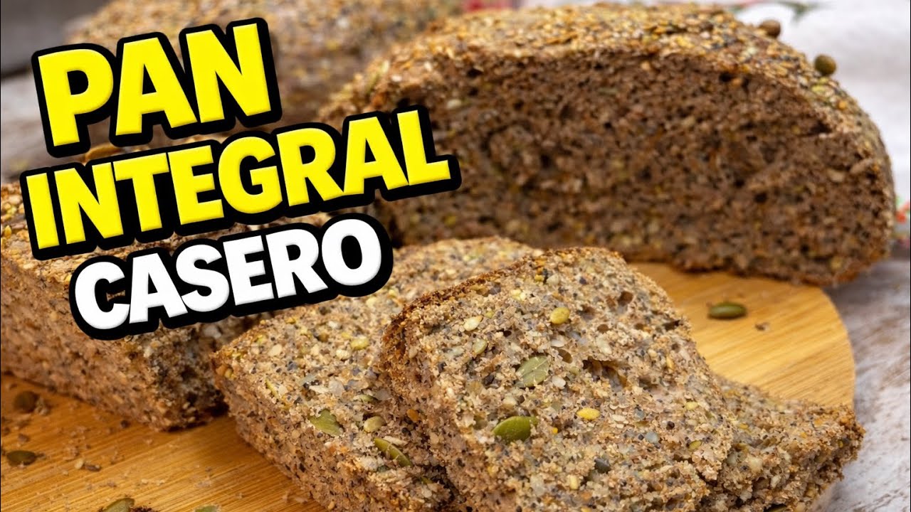 🥖 PAN INTEGRAL DE MASA MADRE CON SEMILLAS