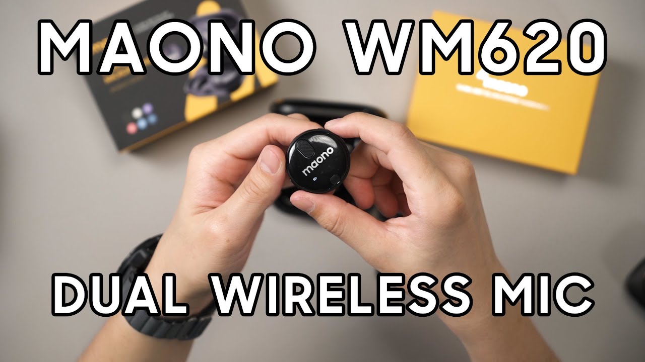 Affordable + Compact wireless dual mic! Maono WM620 unboxing & review!