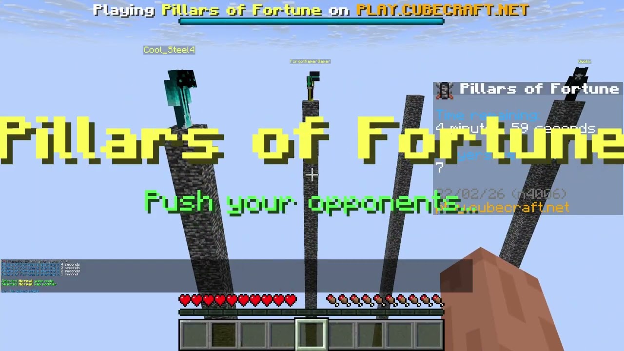Minecraft Pillars