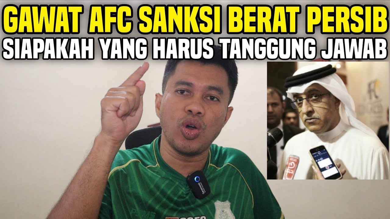 MEREKA HARUS BERTANGGUNG JAWAB ATAS SEMUA INI‼️PERSIB TERANCAM SANKSI BERAT
