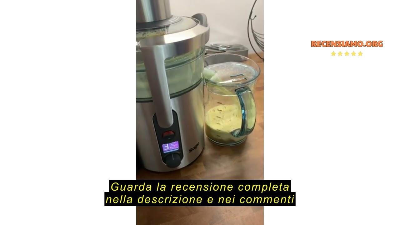 Recensione del Sage - The Nutri Juicer Cold - Spremiagrumi, Frullatore - Argento