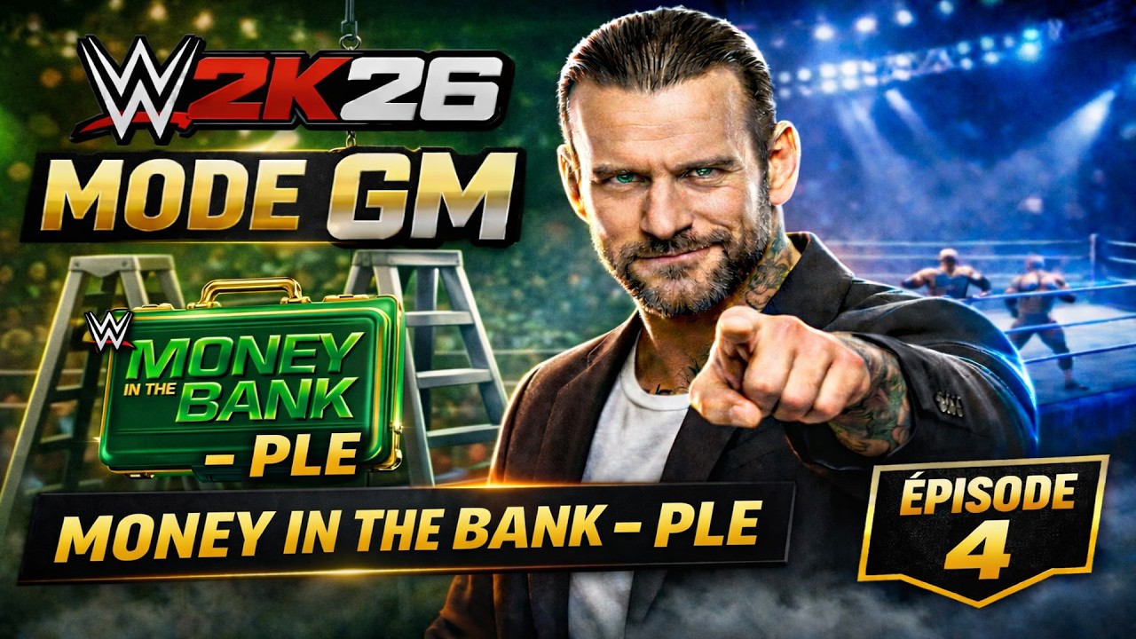 WWE 2K26 MODE GM – Money in the Bank ! 💼 PLE Explosif | Épisode 4