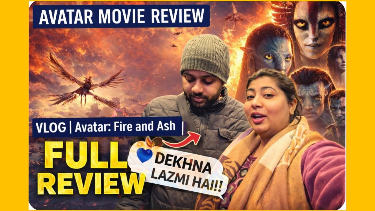 Avatar: Fire and Ash Movie Review Vlog | Theatre Experience | Honest Review 🎥🔥| Couple Movie Date ❤️
