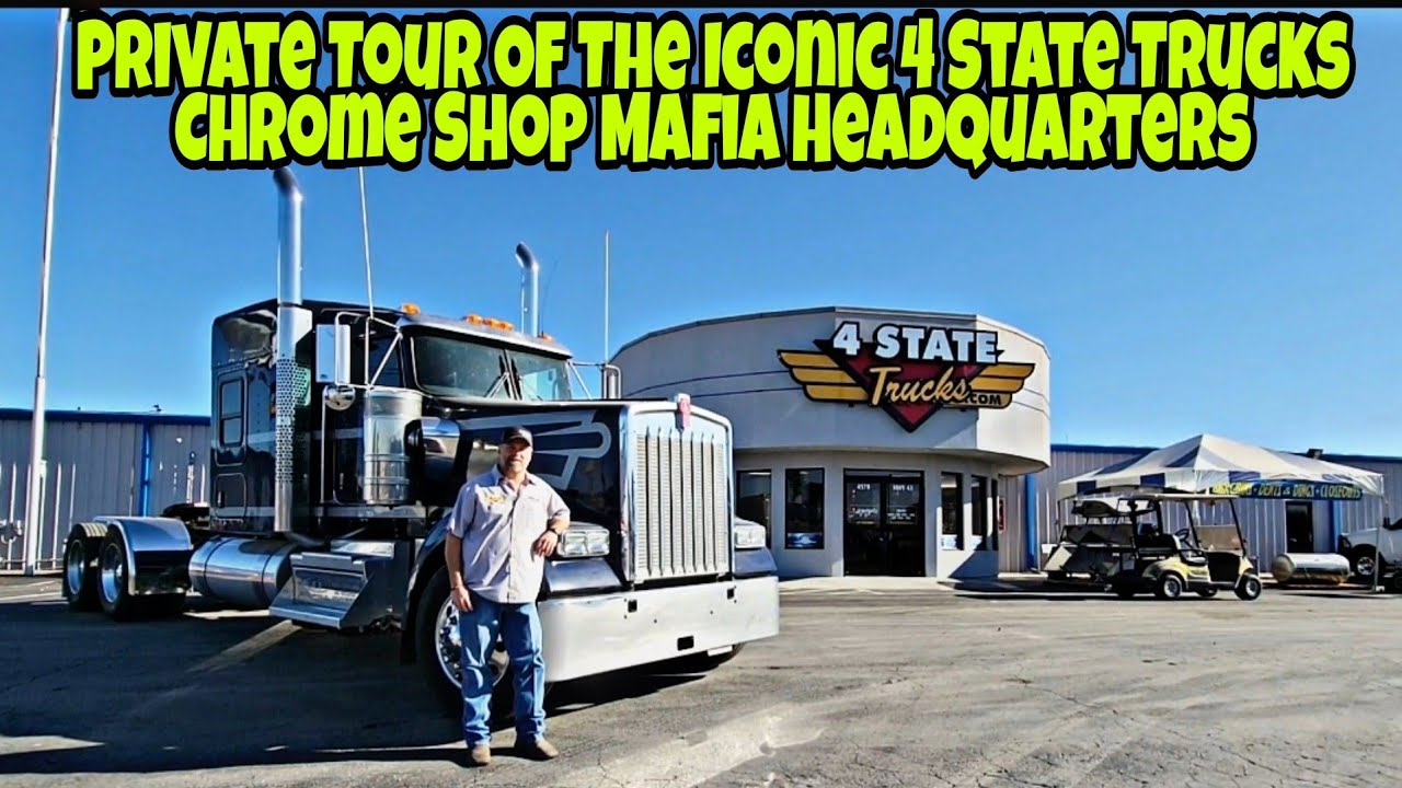 Private Tour Of 4 State Trucks, Chrome Shop Mafia Truck Drivers
