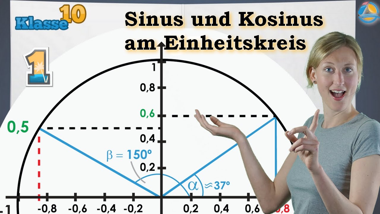 Sinus und Kosinus am Einheitskreis || Klasse 10 ★ Übung 1